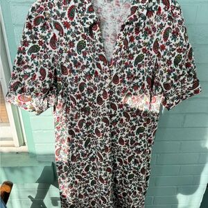 Boden Multicolor Paisley Casual Dress